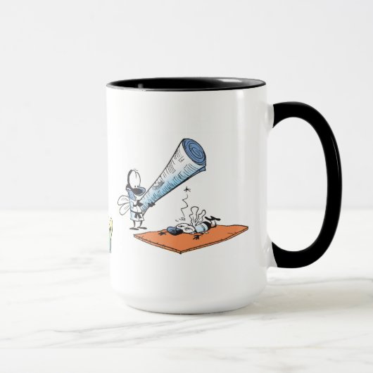 Tasse de café d'arts martiaux de mouche de Chambre (Droite)