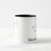 Tasse de café d'association du Texas Atlatl (Centre)
