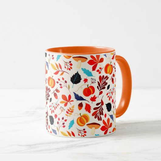 Tasse de café d'automne (Devant droit)