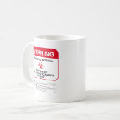 Tasse de café d'avertissement de Biohazard (Devant gauche)