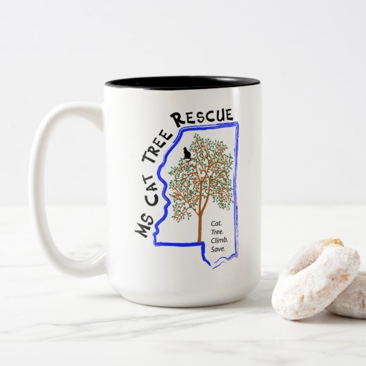 Tasse de café de 15 onces (Avec donut)
