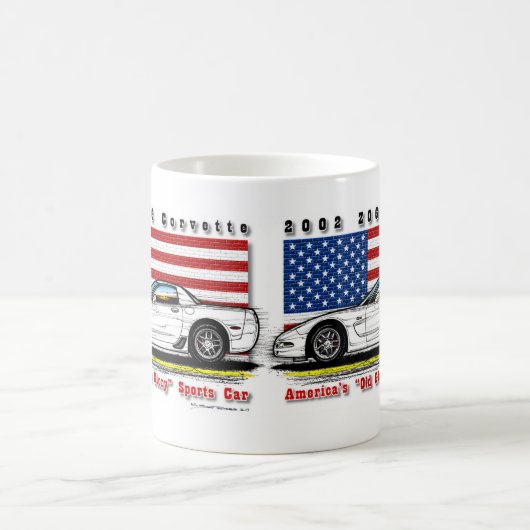 Tasse de café de 2002 Z06 Corvette (Centre)