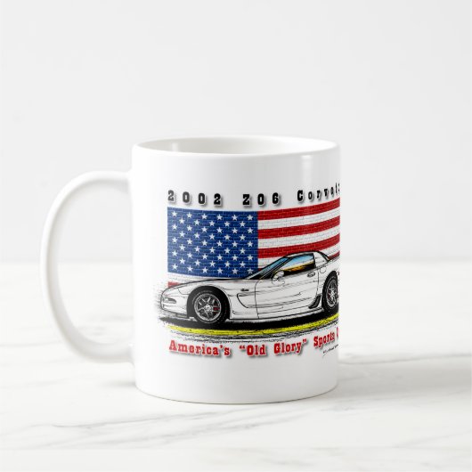 Tasse de café de 2002 Z06 Corvette (Gauche)