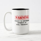 Tasse de café de avertissement de Beatboxer (Gauche)