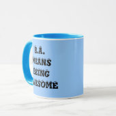Tasse de café de B.A. (Devant gauche)
