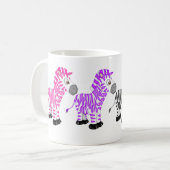 Tasse de café de bande dessinée d'amusement (Devant gauche)