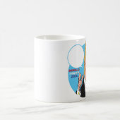 Tasse de café de bande dessinée de Donald Trump - (Centre)