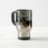 Tasse de café de banlieusard de berger allemand (Devant gauche)