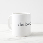 Tasse de café de base de médias de Doubledot (Devant gauche)