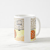 Tasse de café de basket-ball (Devant droit)