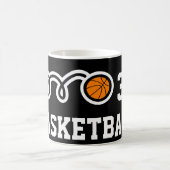 Tasse de café de basket-ball du numéro 33 | (Centre)