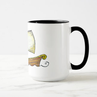 Tasse de café de bateau de navigation des norses