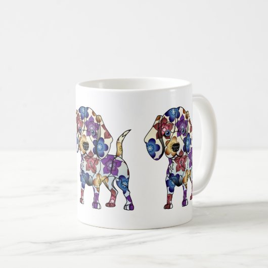 Tasse de café de beagle (Devant droit)