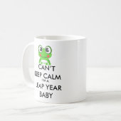 Tasse de café de bébé de jour intercalaire d'année (Devant gauche)