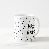 Tasse de café de bébé de patron de confettis (Devant droit)