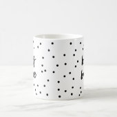 Tasse de café de bébé de patron de confettis (Centre)