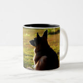 Tasse de café de berger allemand (Devant droit)