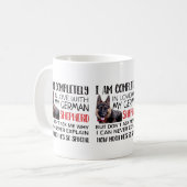 tasse de café de berger allemand (Devant gauche)