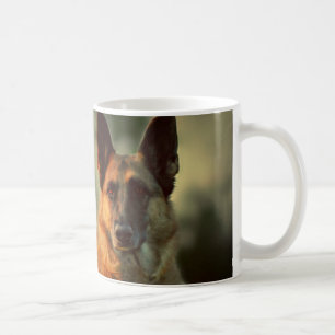 Tasse de café de berger allemand