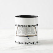 Tasse de café de bible (Centre)