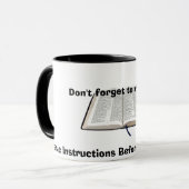 Tasse de café de bible (Devant gauche)
