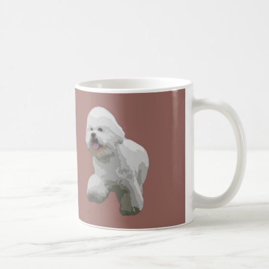 Tasse de café de Bichon Frise (Droite)