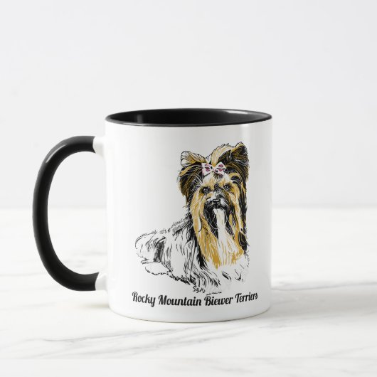 Tasse de café de Biewer Terrier (Gauche)