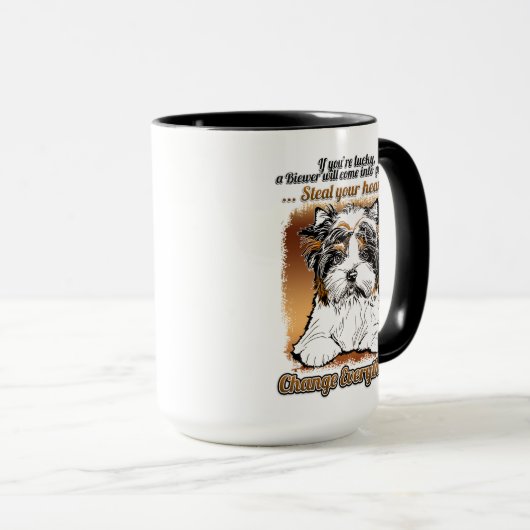Tasse de café de Biewer Terrier (Devant droit)