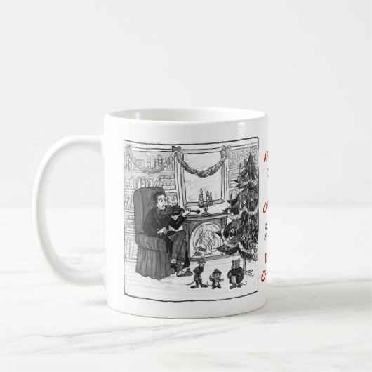 Tasse de café de BLEU et de SIGNE de série de (Gauche)