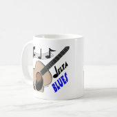 Tasse de café de bleus de delta (Devant gauche)