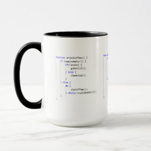 Tasse de café de boissons de Javascript