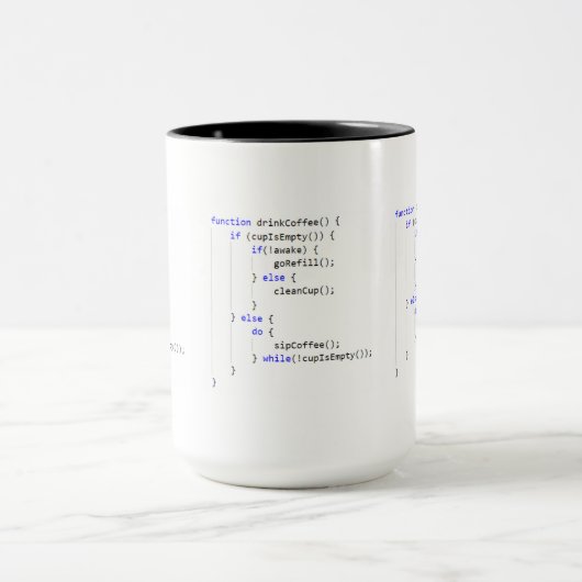 Tasse de café de boissons de Javascript (Centre)