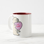 Tasse de café de Bouledogue-Faon du 2015-French de (Devant gauche)