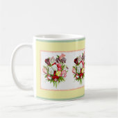 Tasse de café de bouquet de pois doux (Gauche)