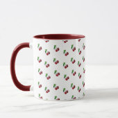 Tasse de café de Bourgogne de tasse de cerises (Gauche)