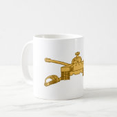 Tasse de café de branche d'armure (Devant gauche)