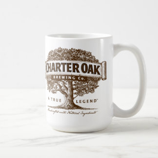 Tasse de café de brasserie de chêne de charte