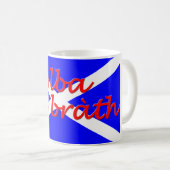 Tasse de café "de brath alba de GU" (Devant droit)
