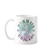 Tasse de café de brigade de sirène
