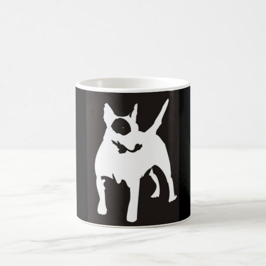 Tasse de café de bull-terrier (Centre)