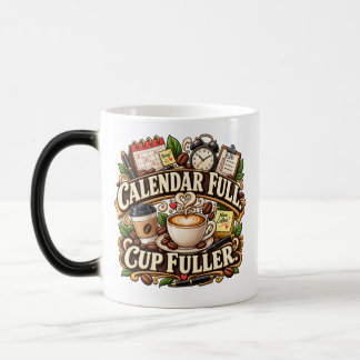 Tasse de café de bureau calendrier complet plus pl