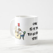 TASSE DE CAFÉ DE BUREAU "OMG ! EST IL HEURE DE (Devant gauche)