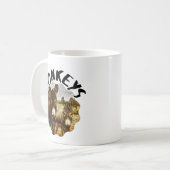 Tasse de café de cadeau d'amants d'âne (Devant gauche)