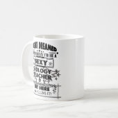 Tasse de café de cadeau de tasse de professeur de (Devant gauche)