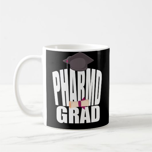 Tasse de café de cadeau d'obtention du diplôme de (Gauche)