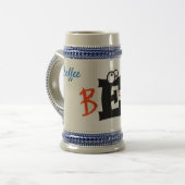 Tasse de café "de café de bête de café" (Devant gauche)