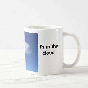 Tasse de café de calcul de nuage