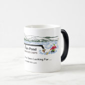 Tasse de café de camps de région sauvage d'étang (Devant droit)