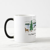 Tasse de café de camps de région sauvage d'étang (Gauche)