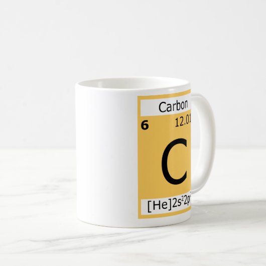 Tasse de café de carbone (Devant droit)